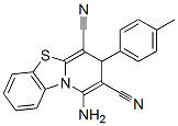 4-氨基-2-对甲苯-2H-9-thia-4a-氮杂芴-1,3-二甲腈结构式_85460-34-0结构式