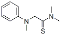 Ethanethioamide, n,n-dimethyl-2-(methylphenylamino)- Structure,85526-13-2Structure