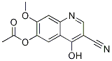 6-(乙酰基氧基)-4-羟基-7-甲氧基-3-喹啉甲腈结构式_855792-25-5结构式