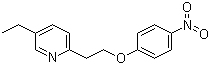 4-[2-(5-乙基-2-吡啶基)乙氧基]硝基苯结构式_85583-54-6结构式