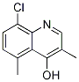 8-Chloro-3,5-dimethyl-4-quinolinol Structure,855871-38-4Structure