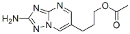 3-(2-氨基[1,2,4]噻唑并[1,5-a]-6-嘧啶)乙酸丙酯结构式_85599-38-8结构式