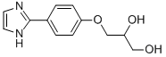 3-[4-(1H-imidazol-2-yl)phenoxy]-1,2-propanediol Structure,85613-28-1Structure