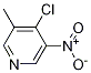 4-Chloro-3-methyl-5-nitro-pyridine Structure,856834-51-0Structure