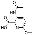 3-(Acetylamino)-6-methoxypyridine-2-carboxylic acid Structure,856835-28-4Structure