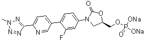 Tedizolid phosphate disodium salt Structure,856867-39-5Structure