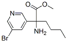 Methyl 2-amino-2-(5-bromopyridin-3-yl)hexanoate Structure,856886-54-9Structure