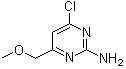 4-Chloro-6-methoxymethyl-pyrimidin-2-ylamine Structure,856972-65-1Structure