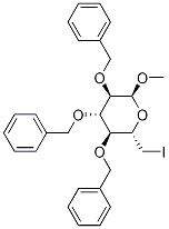 (2S,3s,4s,5r,6s)-3,4,5-三s(苄氧基)-2-(碘甲基)-6-甲氧基四氢-2H-吡喃结构式_85716-43-4结构式