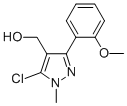 5-Chloro-3-(2-methoxyphenyl)-1-methyl-1h-pyrazole-4-methanol Structure,857640-45-0Structure