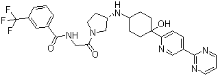 Incb8761(pf-4136309)结构式_857679-55-1结构式