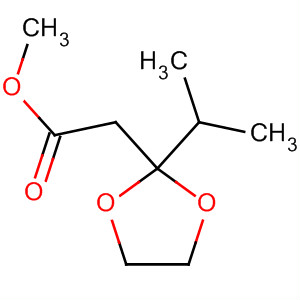 Methyl 2-(2-isopropyl-1,3-dioxolan-2-yl)acetate Structure,85796-22-1Structure