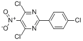 2-(4-Chlorophenyl)-4,6-dichloro-5-nitropyrimidine Structure,857990-55-7Structure