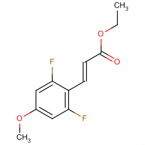 (2E)-3-(2,6-difluoro-4-methoxyphenyl)-2-propenoic acid ethyl ester Structure,858114-78-0Structure