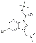 5-Bromo-3-dimethylaminomethyl-pyrrolo[2,3-b]pyridine-1-carboxylic acid tert-butyl ester Structure,858116-62-8Structure