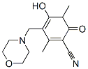 4-Hydroxy-2,5-dimethyl-3-(morpholinomethyl)-6-oxo-1,3-cyclohexadiene-1-carbonitrile Structure,85843-03-4Structure