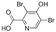 3,5-Dibromo-4-hydroxypyridine-2-carboxylic acid Structure,858852-20-7Structure