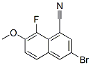 3-Bromo-8-fluoro-7-methoxy-1-naphthonitrile Structure,858946-63-1Structure