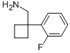 1-(2-Fluorophenyl)cyclobutanemethanamine Structure,859164-47-9Structure