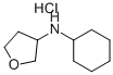 3-N-cyclohexyl-tetrahydrofuran-3-yl-amine hydrochloride Structure,859522-09-1Structure