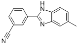 3-(5-Methyl-1h-benzimidazol-2-yl)benzonitrile Structure,859732-34-6Structure