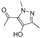 Ethanone, 1-(4-hydroxy-1,3-dimethyl-1h-pyrazol-5-yl)- Structure,85985-63-3Structure