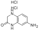 7-氨基-3,4-二氢喹噁啉-2(1h)-酮双盐酸盐结构式_860503-30-6结构式