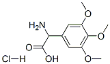 2-氨基-2-(3,4,5-三甲氧基苯基)乙酸盐酸盐结构式_86053-95-4结构式