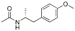 n-[(1r)-2-(4-甲氧基苯基)-1-甲基乙基]-乙酰胺结构式_86073-42-9结构式