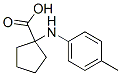 1-[(4-Methylphenyl)amino]cyclopentanecarboxylic acid Structure,861317-20-6Structure