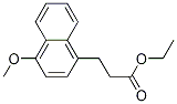 4-Methoxy-1-naphthalenepropanoic acid ethyl ester Structure,861354-99-6Structure