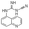 (E)-2-cyano-1-(quinolin-5-yl)guanidine Structure,861393-75-1Structure