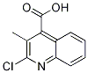 2-Chloro-3-methyl-4-quinolinecarboxylic acid Structure,861578-31-6Structure