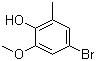 4-Bromo-2-methoxy-6-methylphenol Structure,86232-54-4Structure