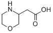 吗啉-3-乙酸结构式_86236-84-2结构式