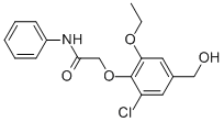 2-[2-Chloro-6-ethoxy-4-(hydroxymethyl)phenoxy]-n-phenyl-acetamide Structure,862703-71-7Structure