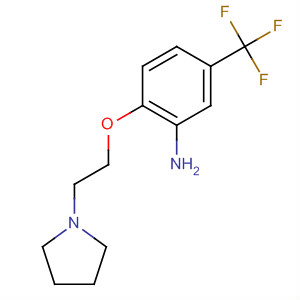 2-(2-(吡咯烷-1-基)乙氧基)-5-(三氟甲基)苯胺结构式_862873-91-4结构式