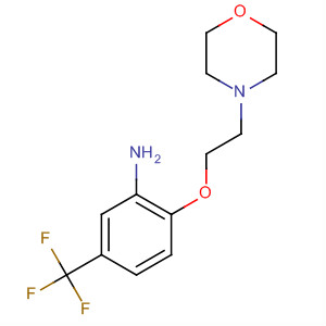 2-(2-Morpholinoethoxy)-5-(trifluoromethyl)benzenamine Structure,862873-92-5Structure