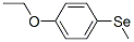 Benzene, 1-ethoxy-4-(methylseleno)-(9ci) Structure,86297-06-5Structure