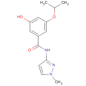 3-Hydroxy-5-isopropoxy-n-(1-methyl-1h-pyrazol-3-yl)benzamide Structure,863454-77-7Structure