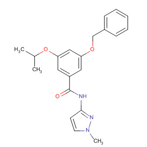 3-(Benzyloxy)-5-isopropoxy-n-(1-methyl-1h-pyrazol-3-yl)benzamide Structure,863454-78-8Structure