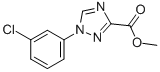 Methyl 1-(3-chlorophenyl)-1h-1,2,4-triazole-3-carboxylate Structure,863609-11-4Structure