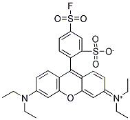 Sulforhodamine b 5-acid fluoride Structure,86368-10-7Structure