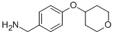 [4-(Tetrahydropyran-4-yloxy)phenyl]methylamine Structure,864266-61-5Structure