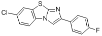 7-Chloro-2-(4-fluorophenyl)imidazo[2,1-b]benzothiazole Structure,864434-25-3Structure