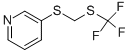 3-Trifluoromethylsulfanylmethylsulfanyl-pyridine Structure,864684-86-6Structure