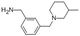 1-(3-[(3-Methylpiperidin-1-yl)methyl]phenyl)methanamine Structure,864685-03-0Structure