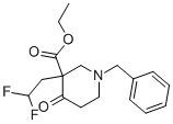 1-Benzyl-3-(2,2-difluoro-ethyl)-4-oxo-piperidine-3-carboxylic acid ethyl ester Structure,864685-19-8Structure