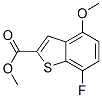 7-Fluoro-4-methoxy-benzo[b]-thiophene-2-carboxylic acid,methyl ester Structure,864685-38-1Structure