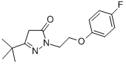 5-Tert-butyl-2-[2-(4-fluoro-phenoxy)-ethyl]-2,4-dihydro-pyrazol-3-one Structure,864685-46-1Structure